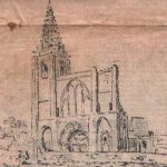 La CollÃ©giale de LongprÃ© avant 1826-dessin d'un inconnu.