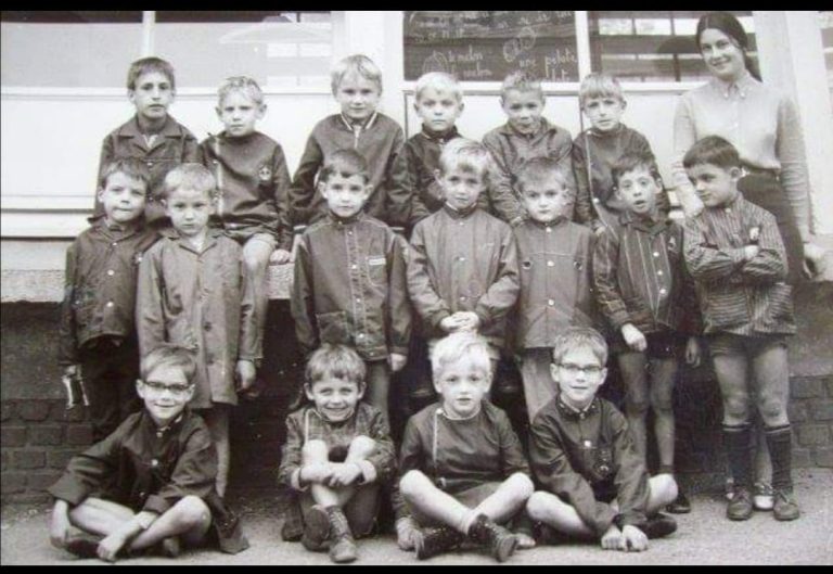 Photo de classe Cp vers 1969.