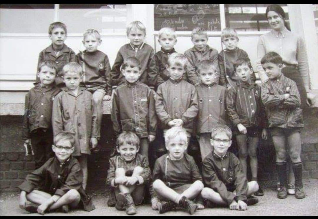 Photo de classe Cp vers 1969.