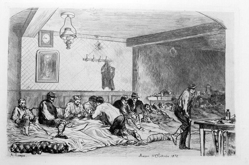 Ambulance en 1871