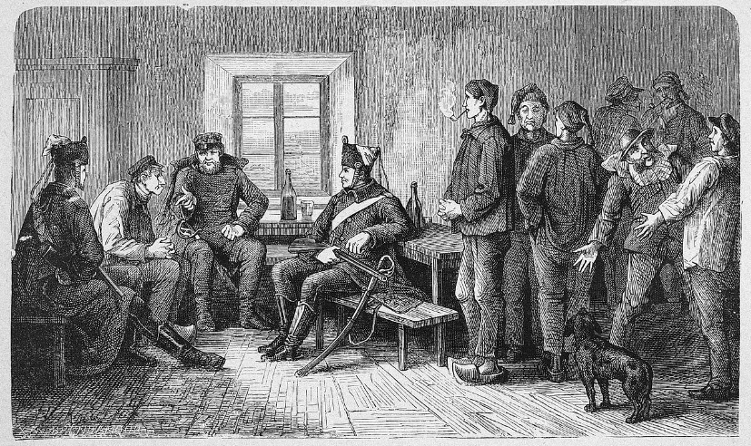 RÃ©quisition chez le habitants en 1870.