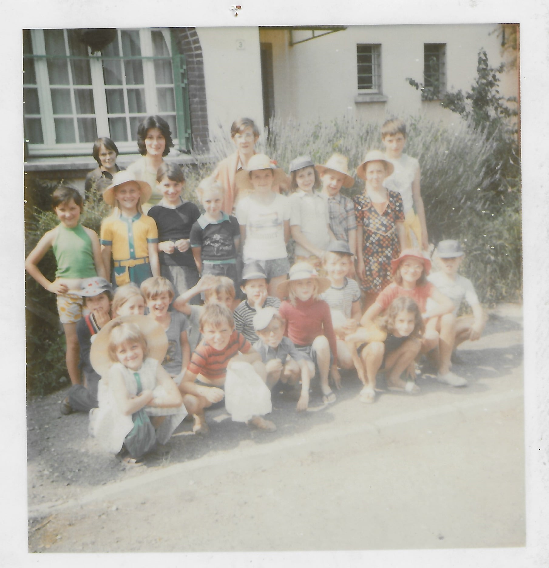 Centre aéré à Longpré dans les années 1980.