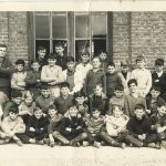 Photo école des garçons à Longpré en 1965.
