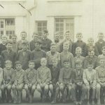 Photo de classe de Longpré en 1960.