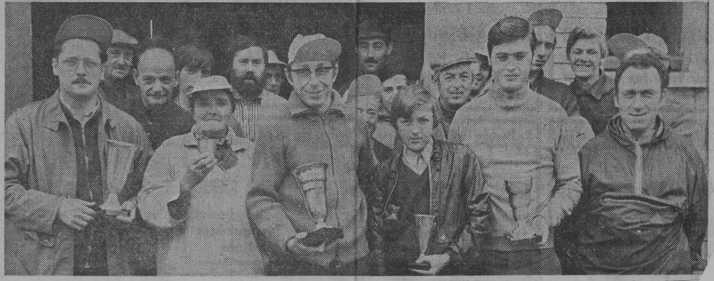 Concours de pÃªche du 14 juillet 1973 Ã  LongprÃ©, les gagnants.