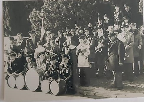 La Fanfare de LongprÃ©, vers 1980.