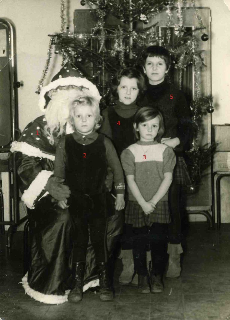 Photo de NoÃ«l en 1971-numÃ©rotÃ©.