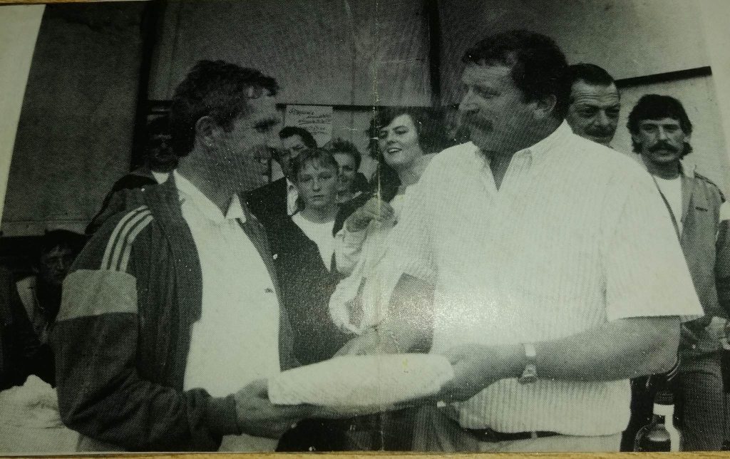 Eric Bertoux Ã  l'honneur.