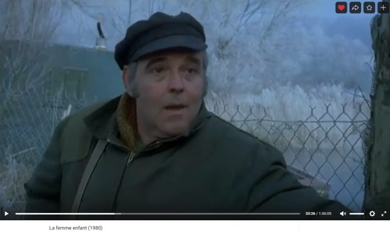 Paul Sailly dans le film "La femme enfant"