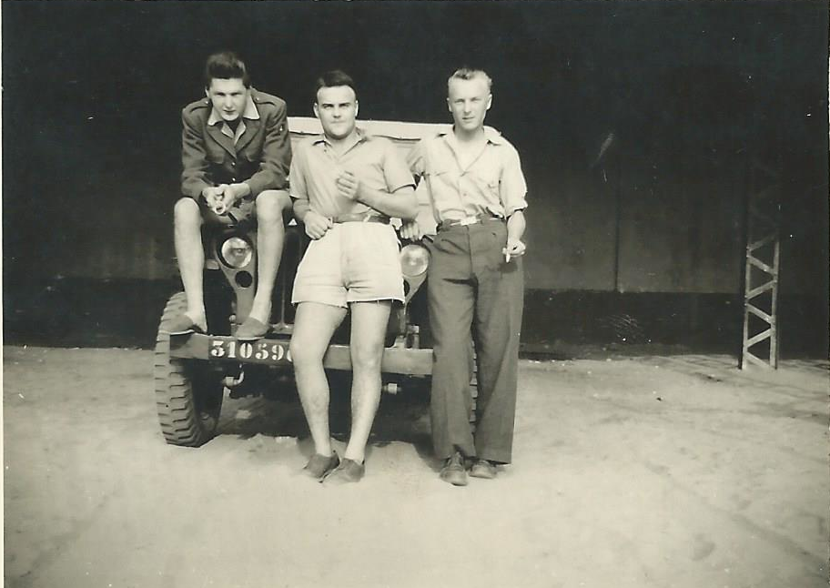 Georges Bailly et Daniel Sailly Ã  Dakar en 1950.