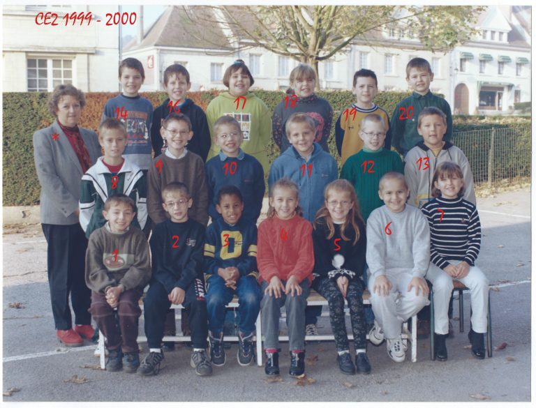 Classe CE2, 1999/2000,