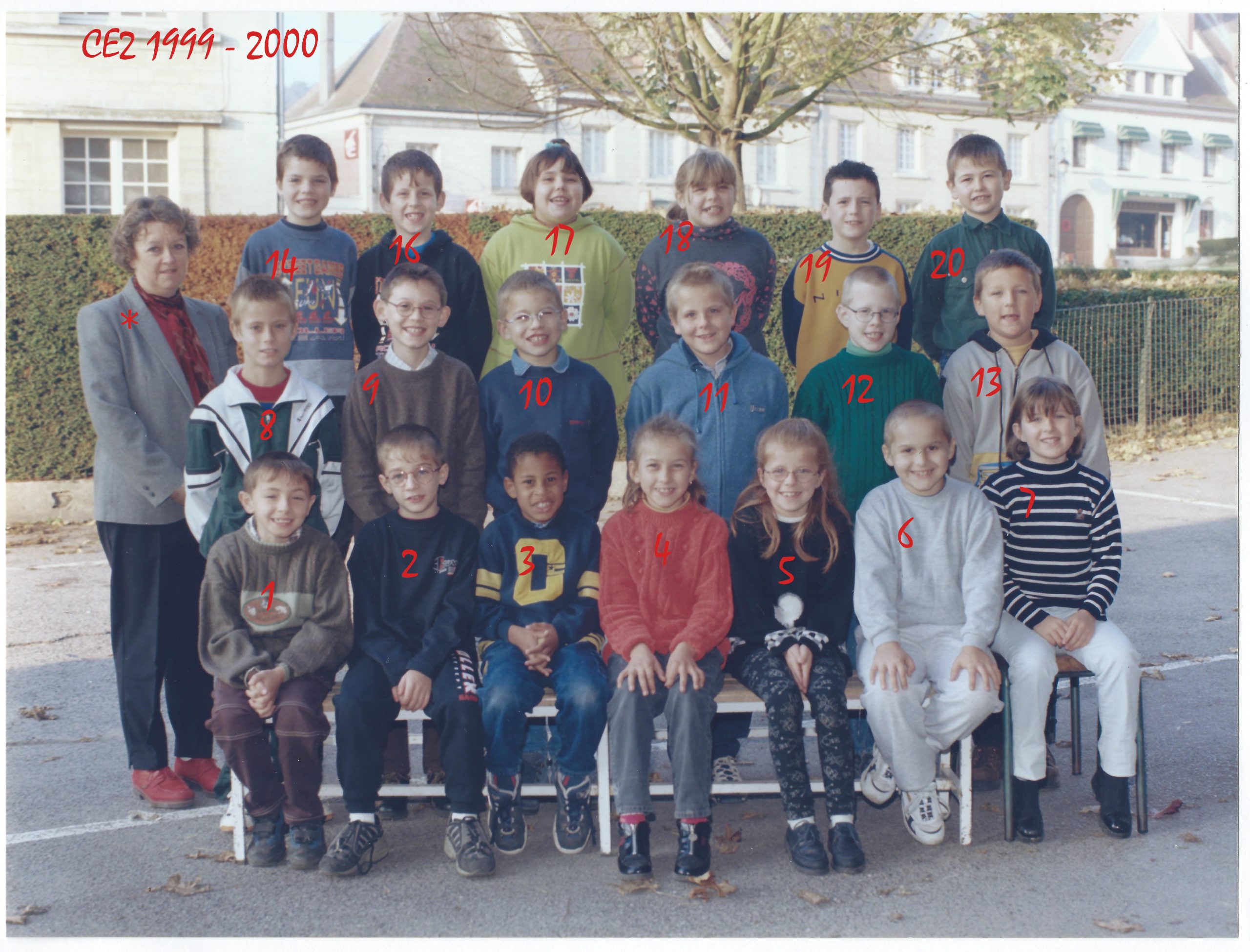 Classe CE2, 1999/2000,
