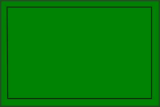 L'insigne de la Division blindée Canadienne est un rectangle vert.