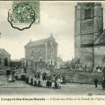 'entrée du cimetière en venant de la cavée Vincent. L'entrée du cimetière en venant de la cavée. Vincent