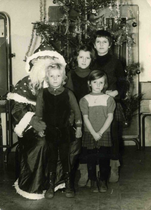 Photo de Noël en 1971.