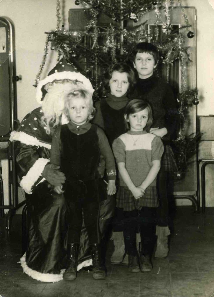Photo de classe Ã  NoÃ«l 1971.
